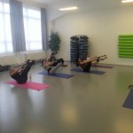 Pilates teaser s overballem a kruhem v Centru tance